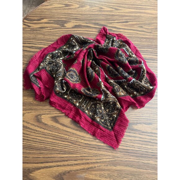 Collection of six lightweight infinity blanket square rectangle scarves - Picture 2 of 6